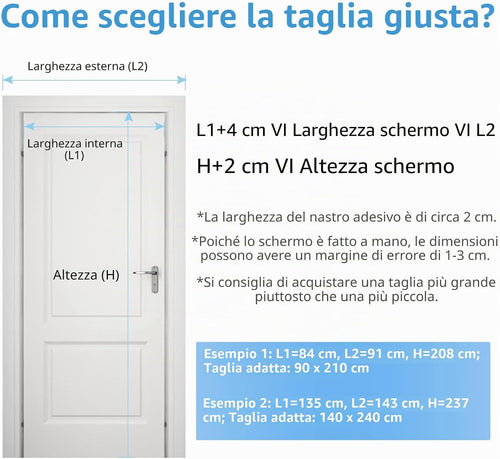 MYCARBON Zanzariera Magnetica 120x240cm Zanzariera Porta Finestra a Calamita Resistente Traspirante Tenda Anti Mosche, Nero